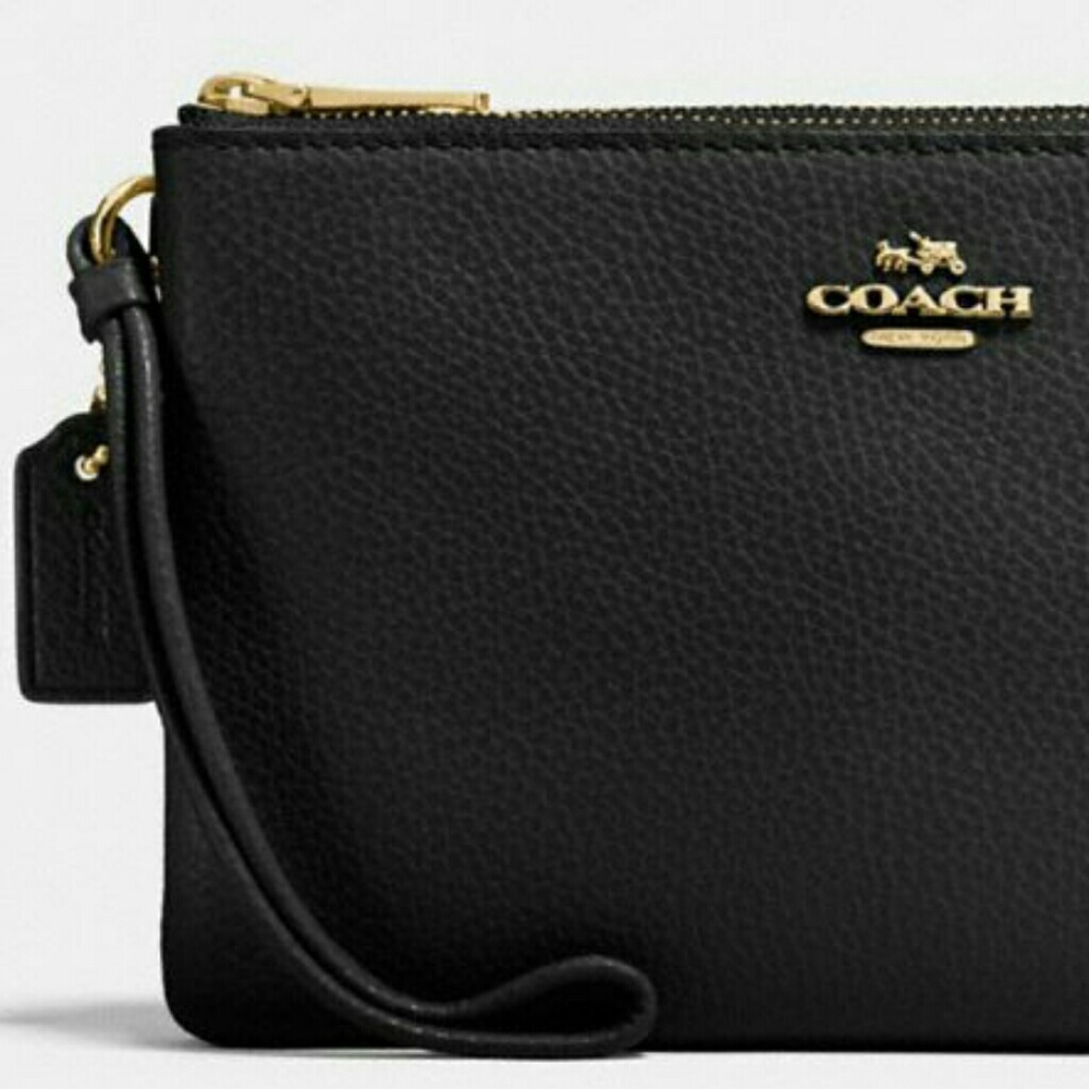 🍒COACH LARGE DOUBLE ZIP WRISTLET🍒 - Picture 6 of 8